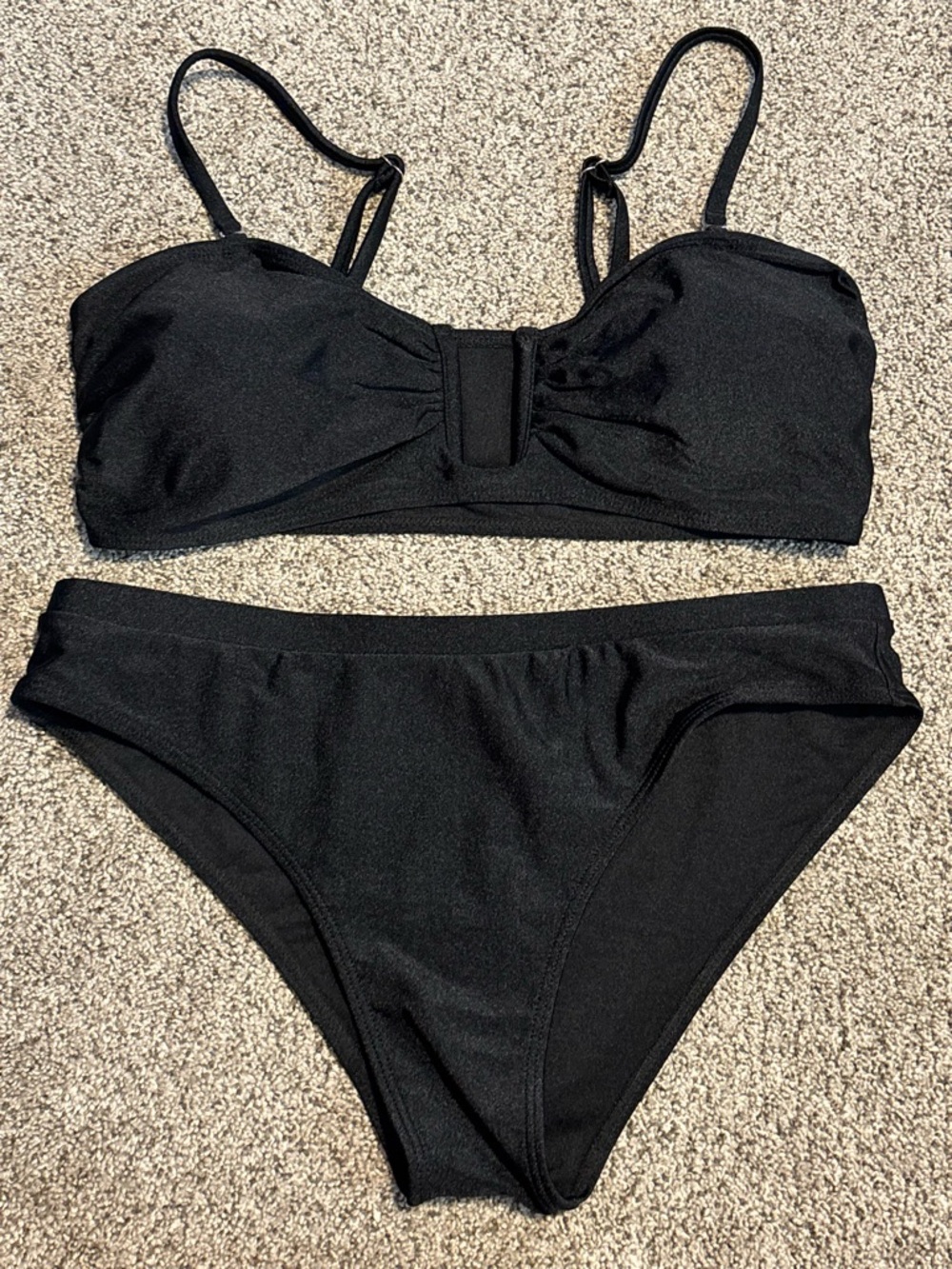 Black Bikini Set - Classic Two-Piece Swimwear